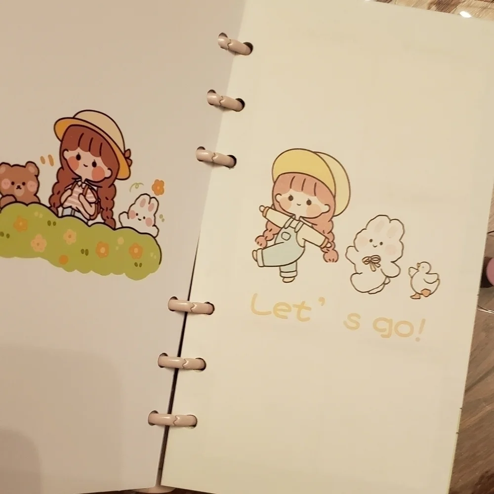ADORABLE girly girl planners/agenda/journal